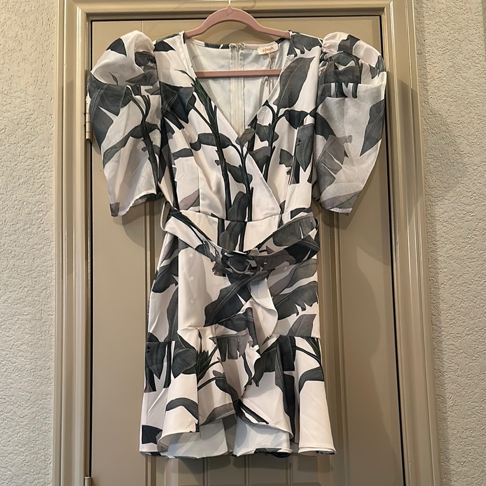 Palm Print Dress - NWT